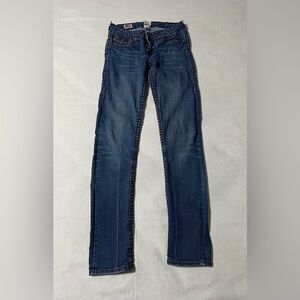 True Religion Billy Super T Women's 26x29.5 Jeans **Broken‎ Zipper**